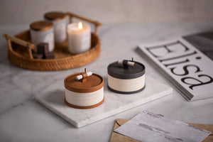 Hastable Leather Candles